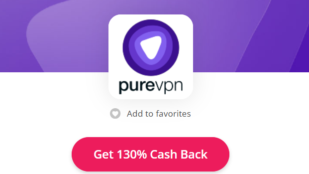 Get Free VPN with 130% Cash Back from TopCashback