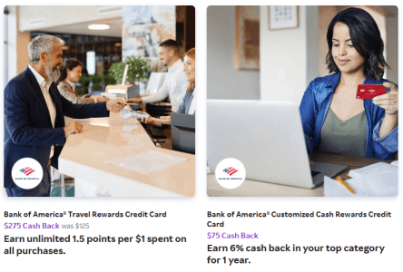 Rakuten Bonus for Bank of America Cards may 2026