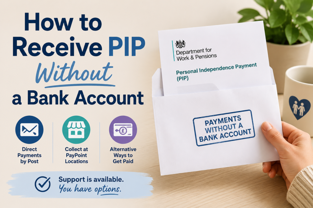 How to Receive PIP Without a Bank Account