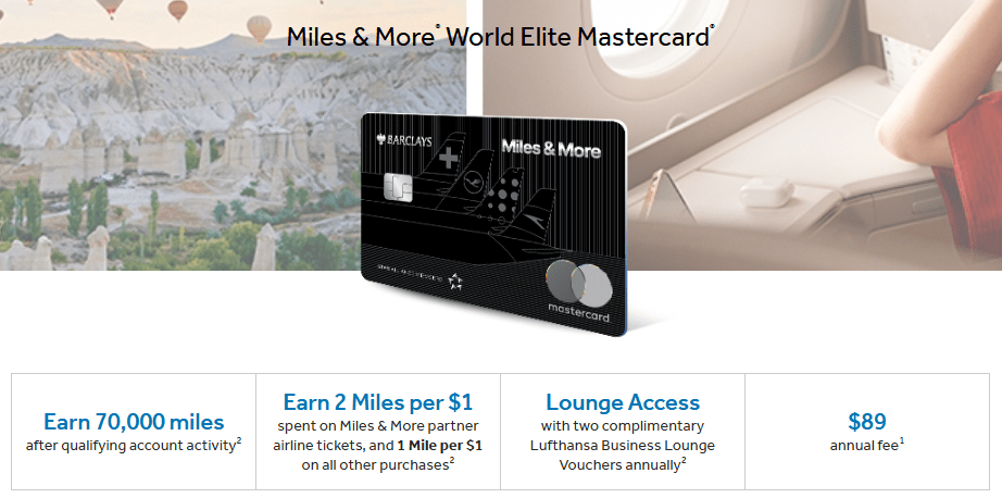 Lufthansa Miles & More Card 70K Bonus